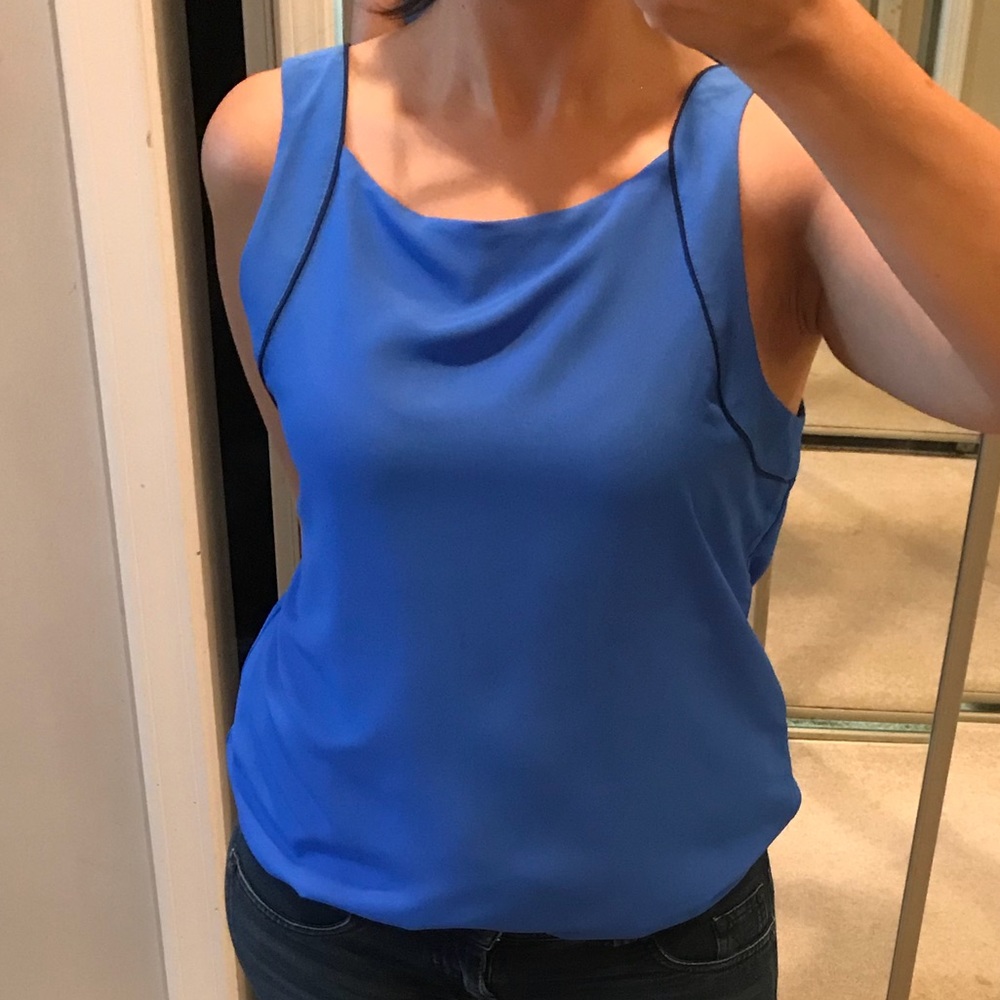 Banana Republic , Wild Blue Sleeveless top .
